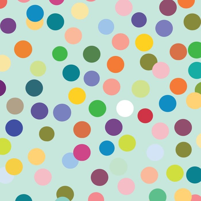 Party Wideloads Polka Dots on Mint Green