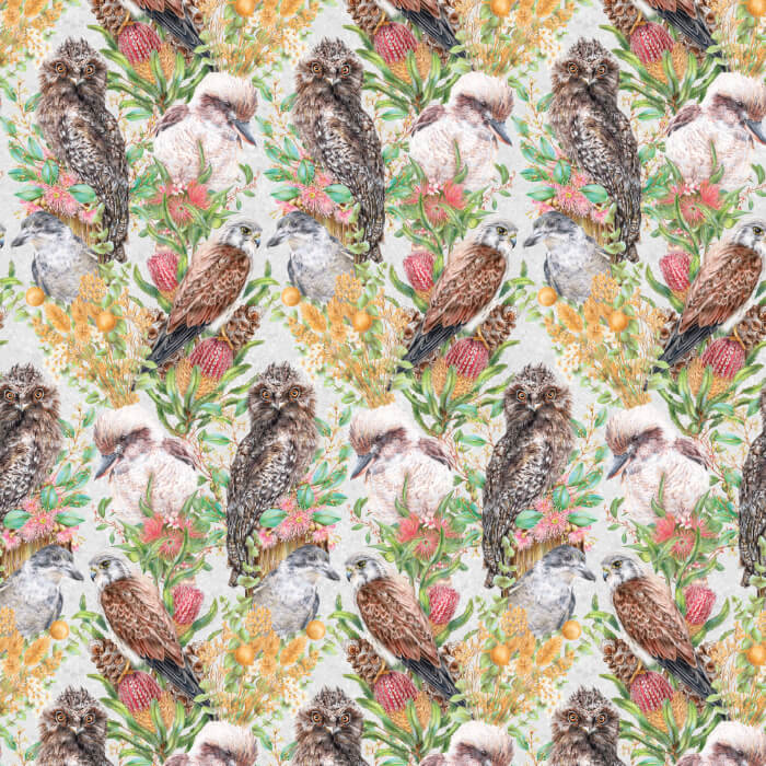 Bird Bouquet – Aussie Birds Natural – by Kayla Reay