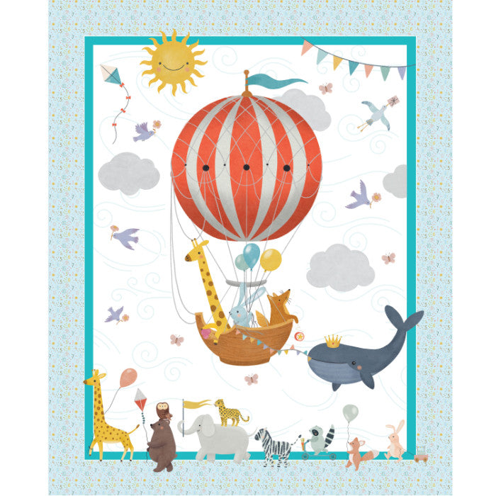 Little Adventure - Hot Air Balloon - Cut & Sew Panel