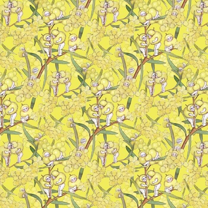 May Gibbs Blossom Babies Yellow