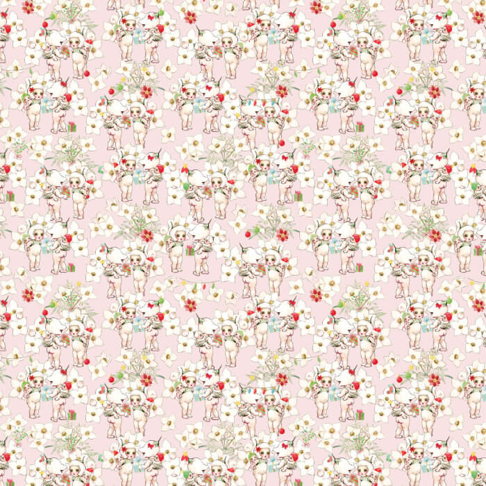 May Gibbs Christmas - Pink Boronia 2 Pale Pink