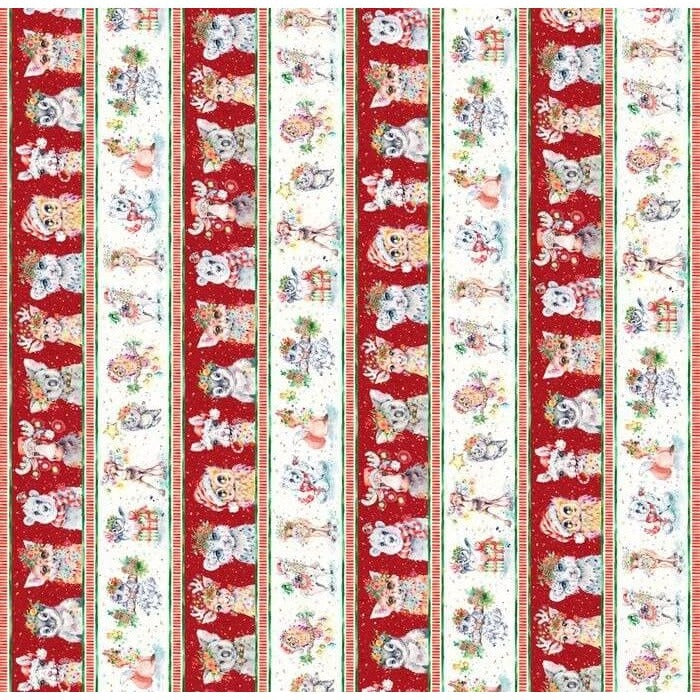 Little Darling Christmas Festive Animal Stripes