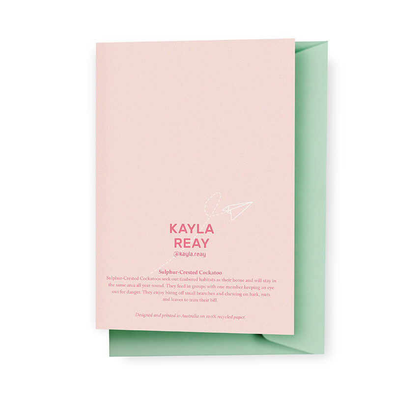 Sulphur-crested Cockatoo Greeting Card