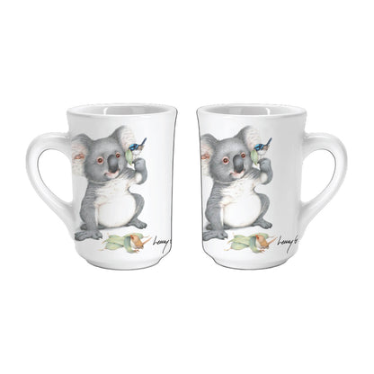 Mug with a picture of a koala and fairy-wrens