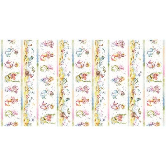 Enchanted Seas Mermaids Fabric By Sillier Than Sally Designs