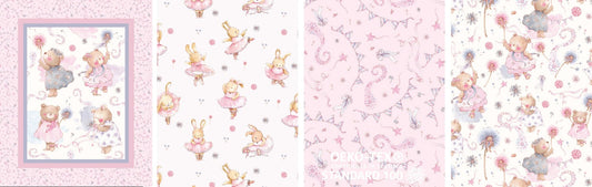 Ballerina Fabric by Jennie Wardle