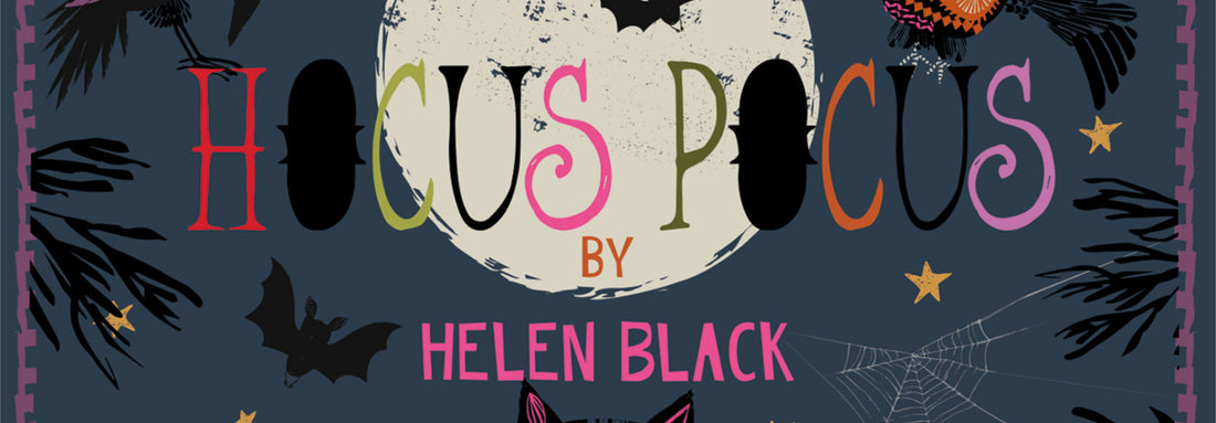 Hocus Pocus Halloween Fabric by Helen Black Has Arrived