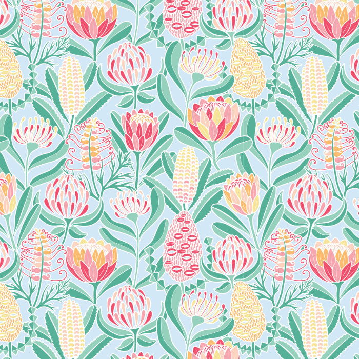 colourful floral fabric