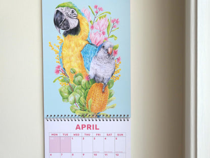 2026 Parrots Calendar by Kayla Reay