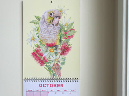 2026 Parrots Calendar by Kayla Reay