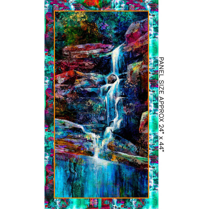 Kondalilla Falls - By De Gillett Cox - Boulder Falls Panel