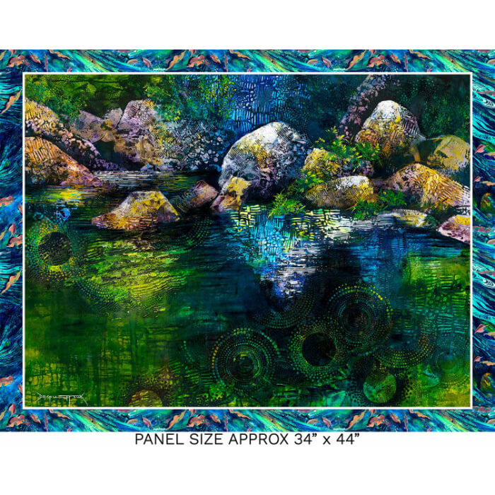 Kondalilla Falls - By De Gillett Cox -  Boolooumba Creek Panel