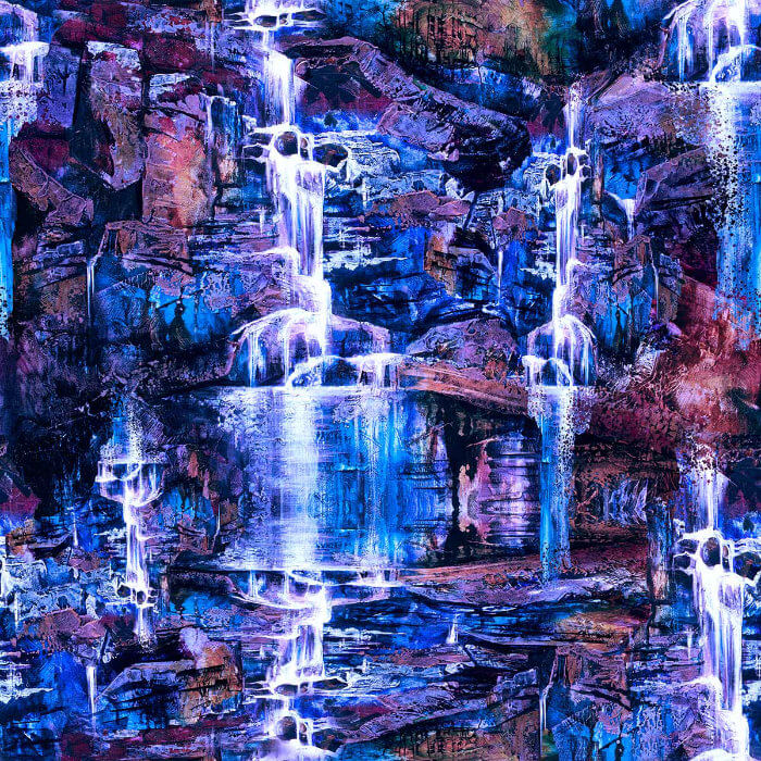 Kondalilla Falls - By De Gillett Cox - Blue Falls