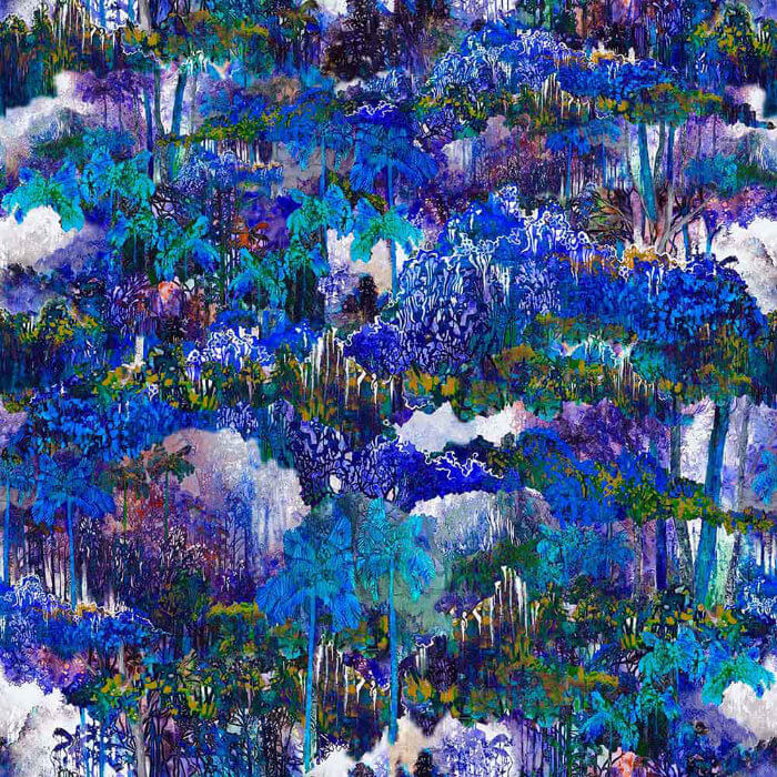 Kondalilla Falls - By De Gillett Cox - Treeline Blue