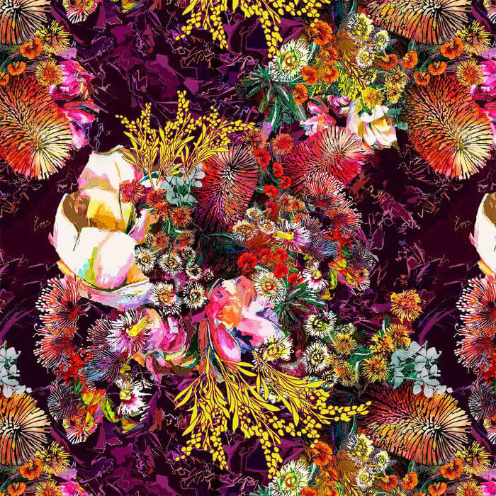 Glorious Gum Blossoms - By De Gillett Cox - Wattles
