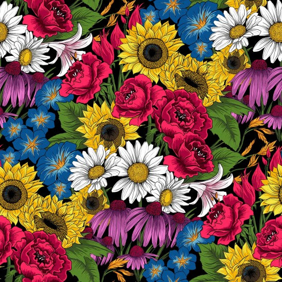 Flower Market - Flower Bouquet - By Ned Barraud