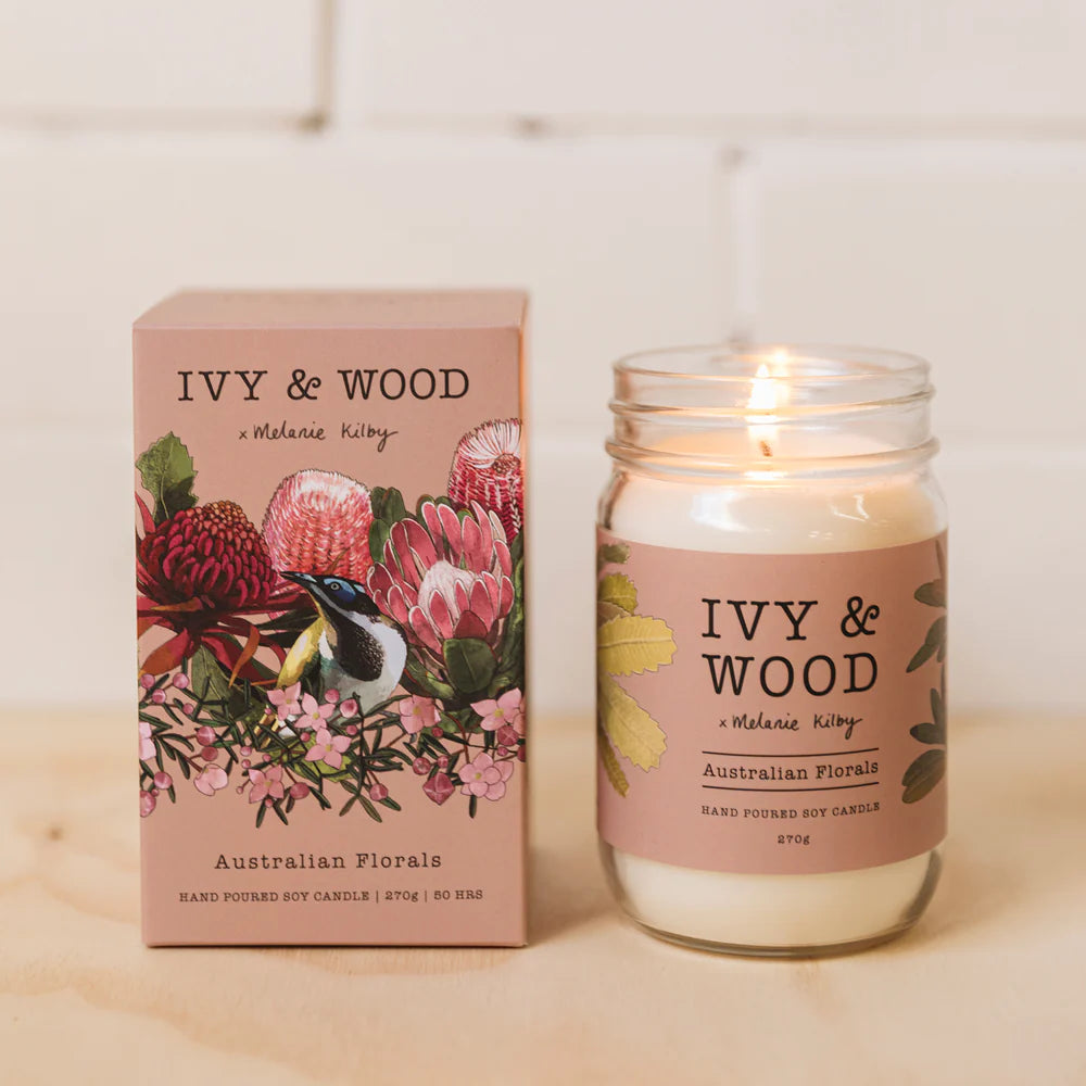 Australian Florals Scented Candle