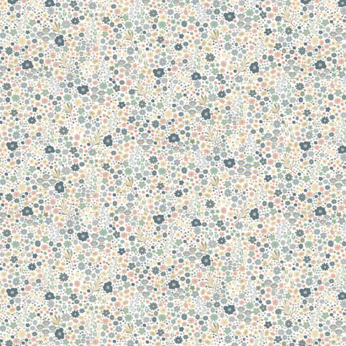 Small floral pattern on a light background