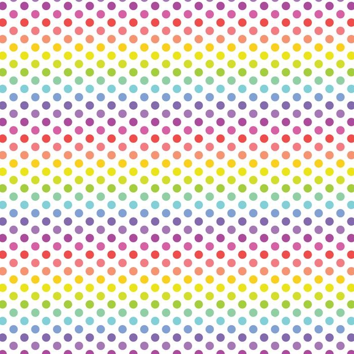 Fundamentals - Polked - White Rainbow