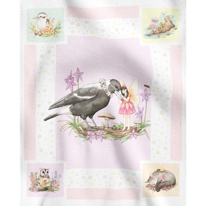 Elise Martinson - Australian Fairy Friends - Magpie Panel