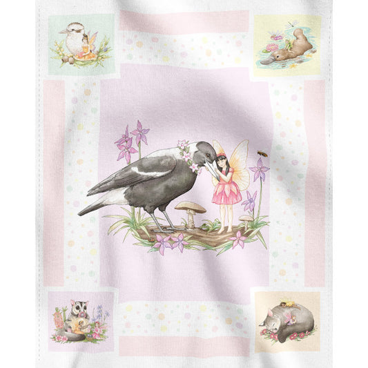 Elise Martinson - Australian Fairy Friends - Magpie Panel