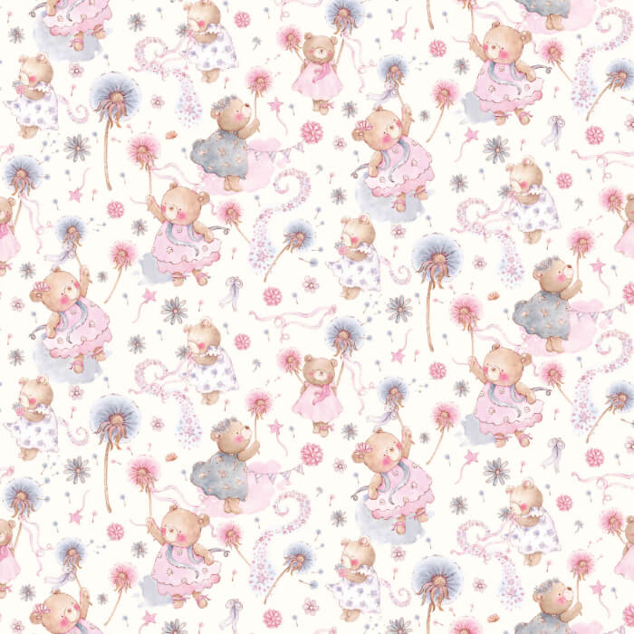 Ballerina Bear fabric