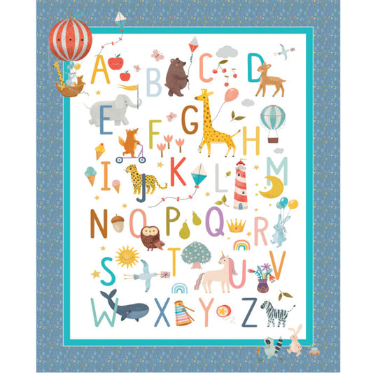 Little Adventure – Alphabet ABC – Cut & Sew Panel