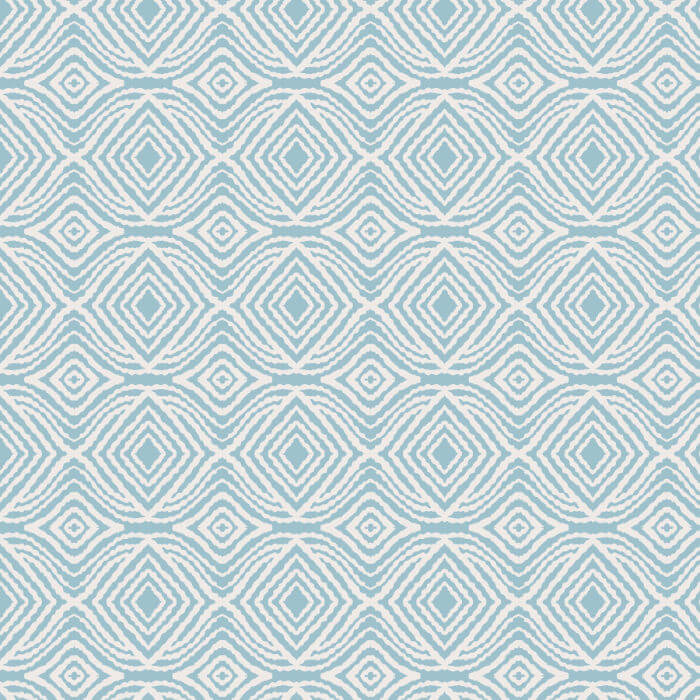 Devonstone Earth - Diamond Geometric - Pale Blue