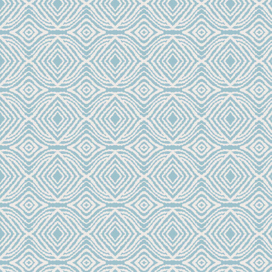 Devonstone Earth - Diamond Geometric - Pale Blue