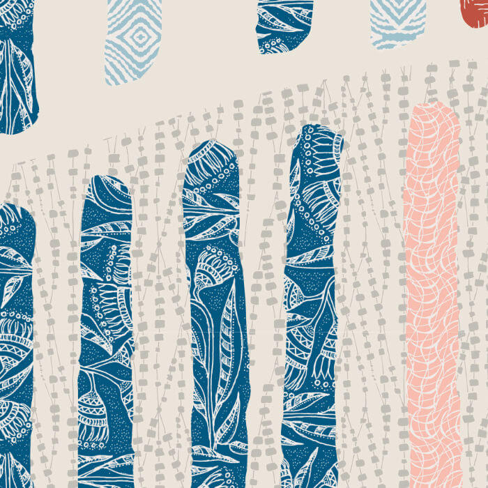 Devonstone Earth - Mixed Stripe - Linen & Cotton