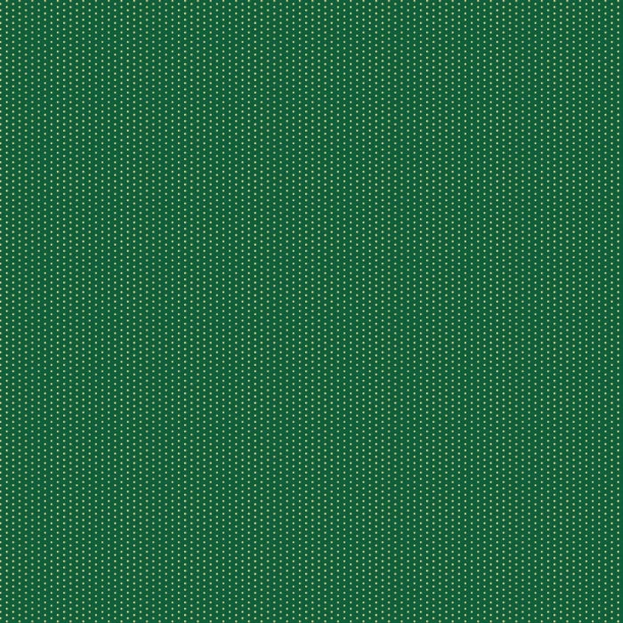 Pinpricks green and gold metallic cotton with supplier metallic detail ribbon