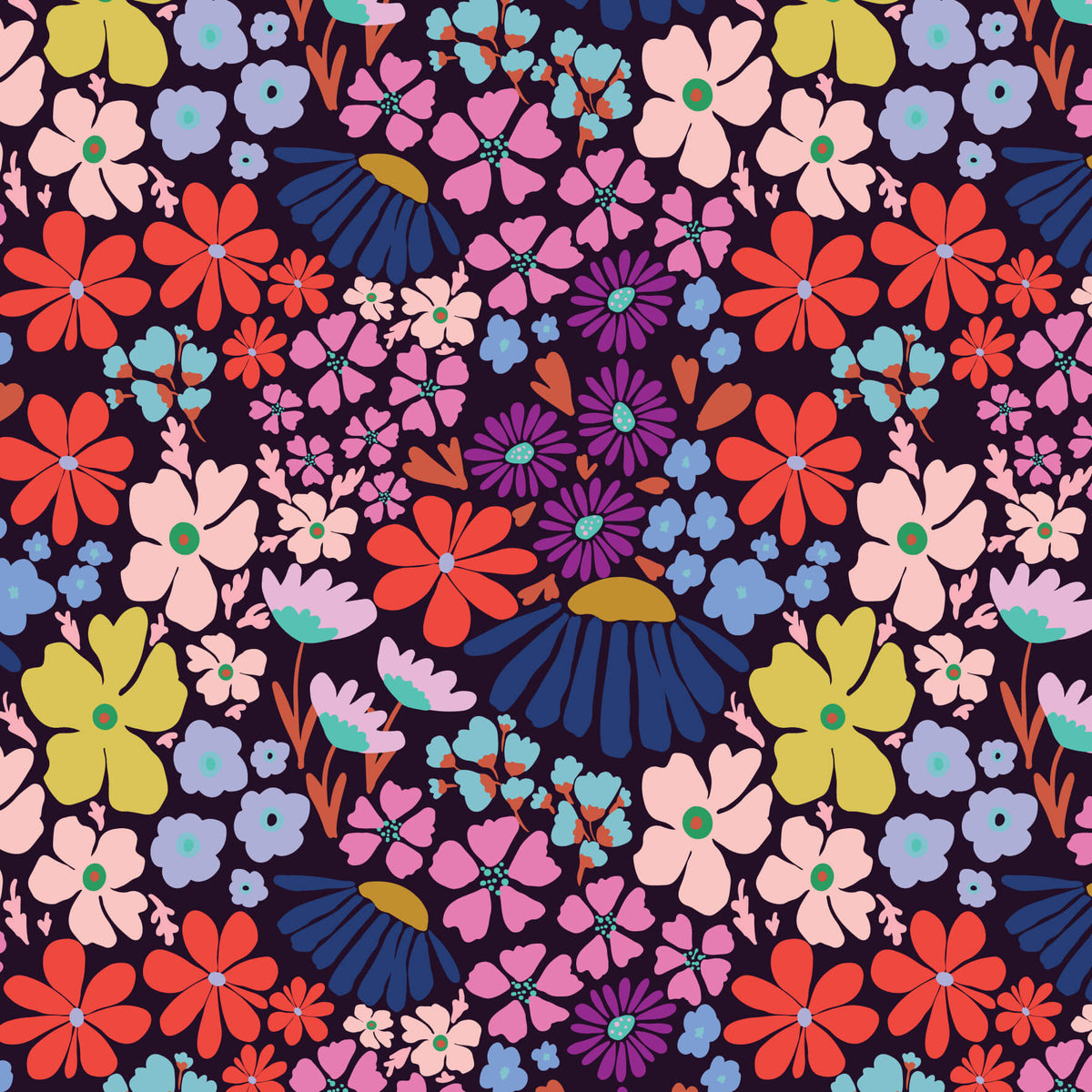 Summer Abroad - Palace Park Hedge - Cotton Poplin