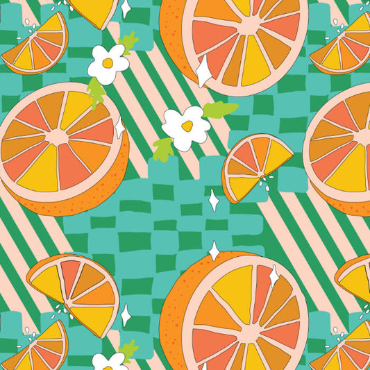 Summer Abroad - Aperol Spritz - Spearmint - Cotton Drill