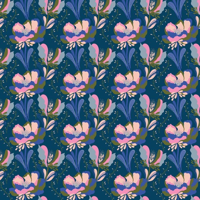 Rachelle Holowko - Painterly Garden - Cotton Lawn
