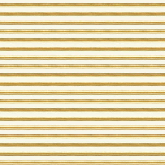 Ticking Stripe - Yellow - Duck Canvas