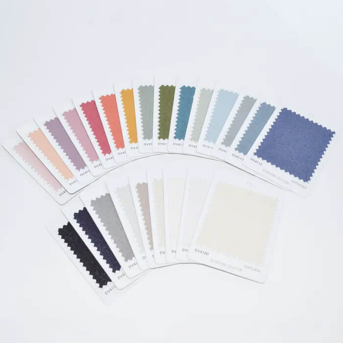 Linen & Cotton Solids- Colour Cards