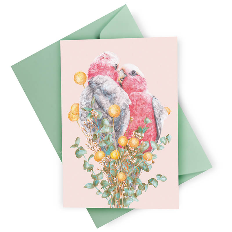 Galahs Greeting Card
