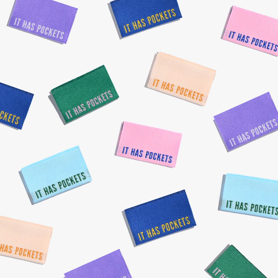 KATM Woven Labels- It Has Pockets