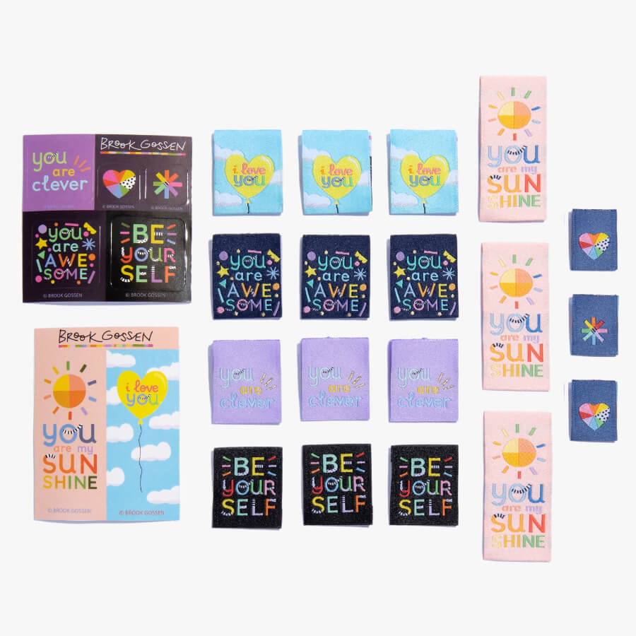 KATM Woven Labels- Going Places' by Brook Gossen
