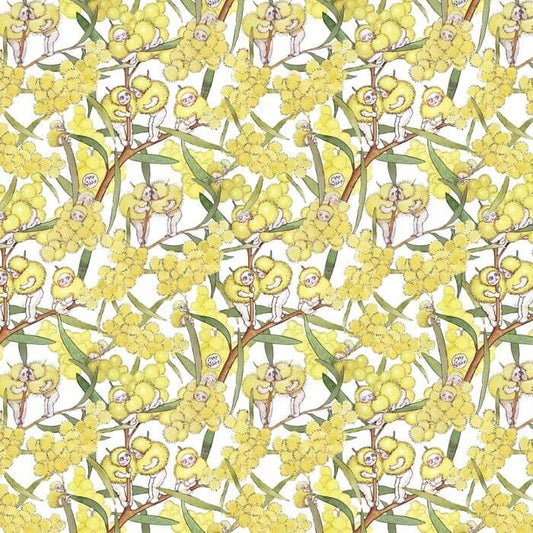 May Gibbs Blossom Babies White