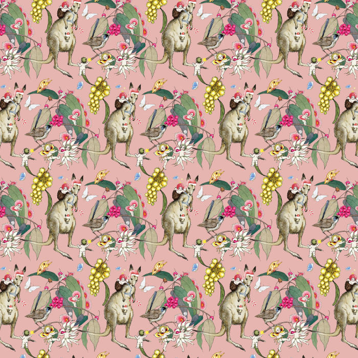 May Gibbs Christmas – Advent Calendar Coordinate – Pink