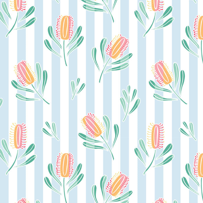 Melanie Sharpe – Banksia Stripe – Cotton Jersey