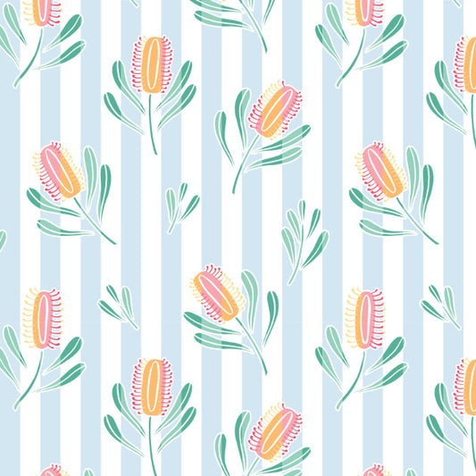 Melanie Sharpe – Banksia Stripe – Cotton Jersey