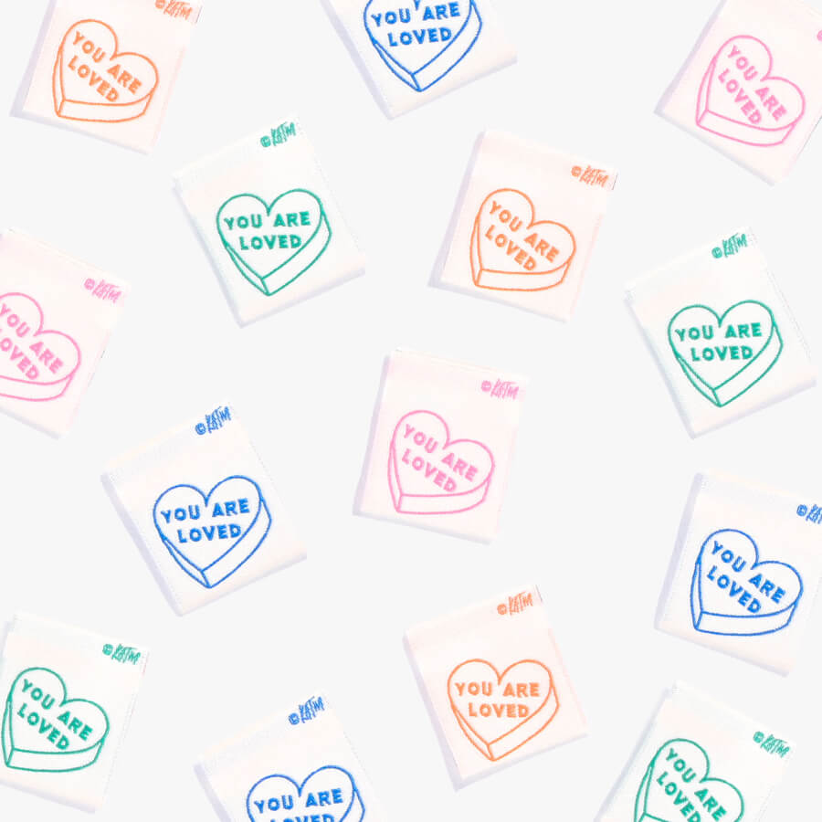 KATM Woven Labels- You Are Loved