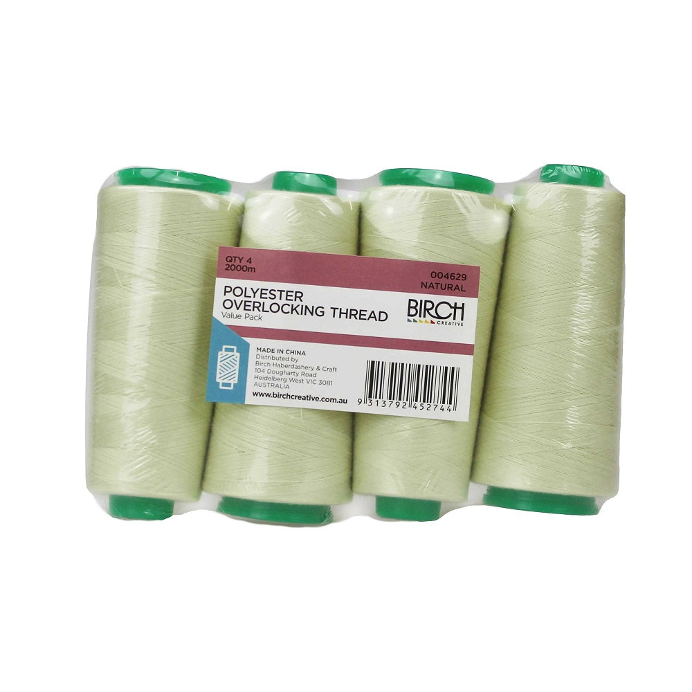 Birch Creative- Overlocking Thread- Natural