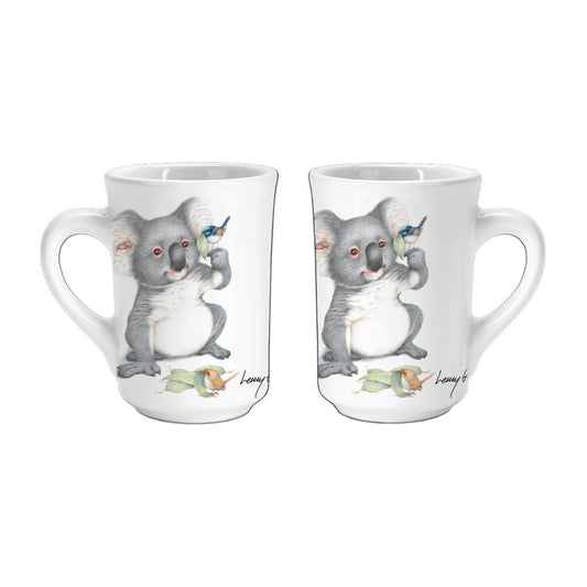 Mug with a picture of a koala and fairy-wrens