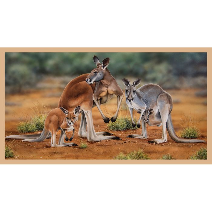 Kangaroo panels by Natalie Jane Parker