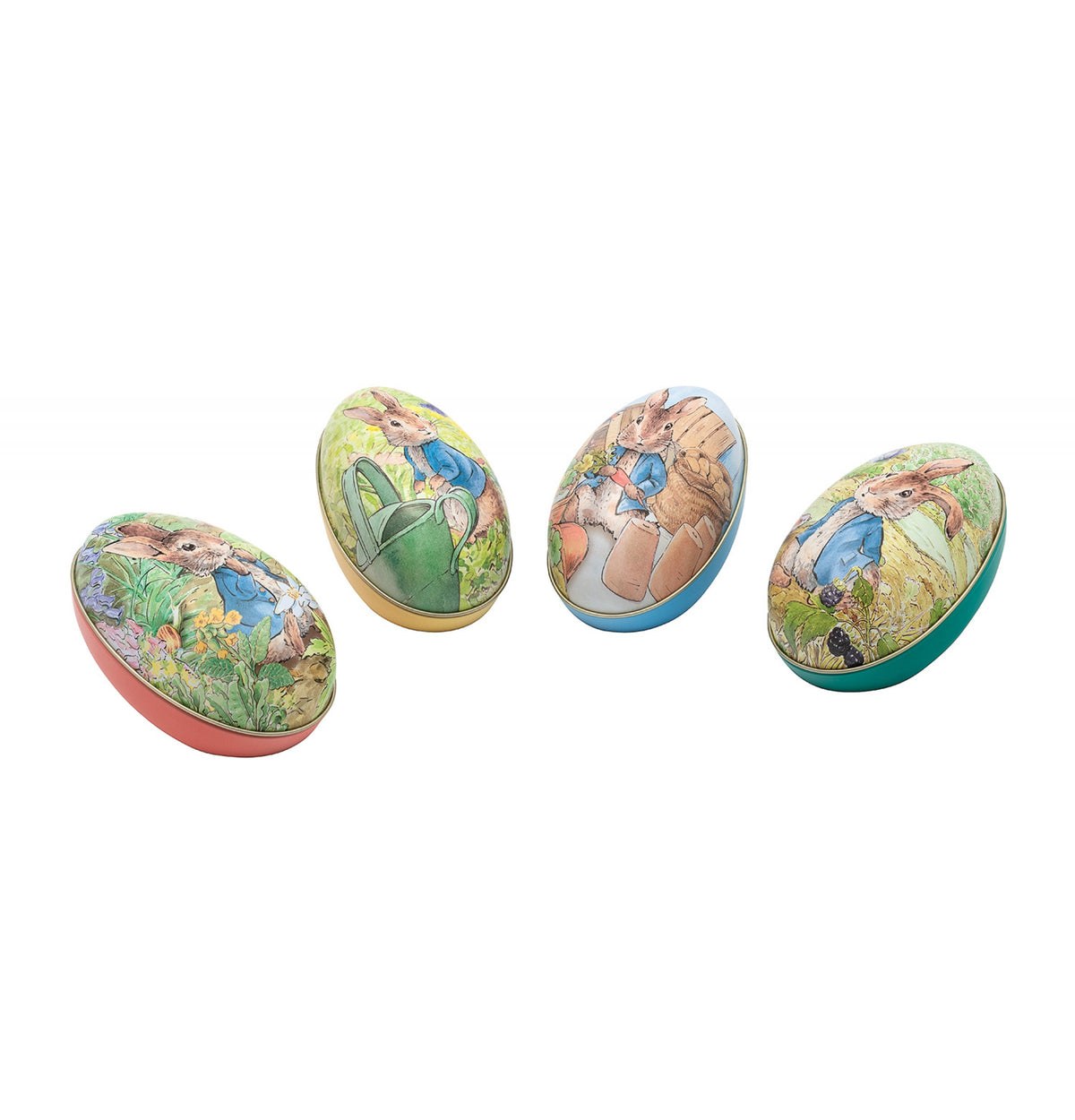 Peter Rabbit Egg Shaped Tin
