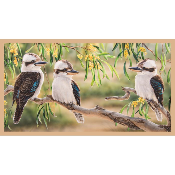 Kookaburra panels by Natalie Jane Parker