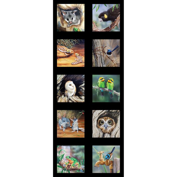 Wildlife Art Panels by Natalie Jane Parker